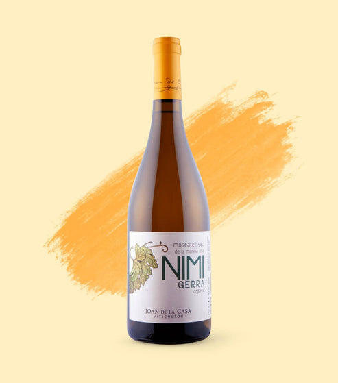 Nimi Gerra, Joan de la Casa, Muscat of Alexandria, Muskat, Moscatel, Keine sulfite zugesetzt Ohne Schwefel Orange Wein Naturwein